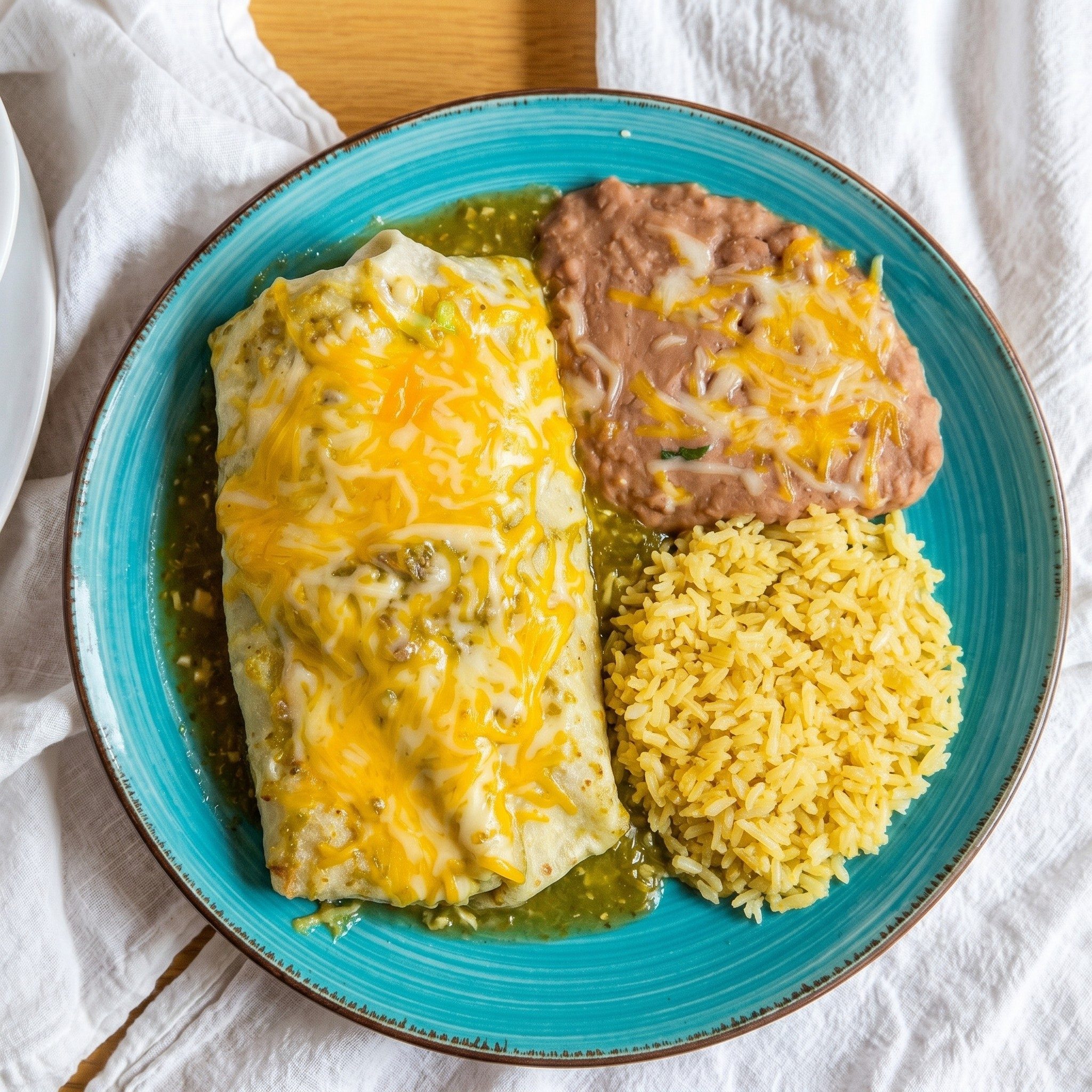 Chile Verde Burrito.