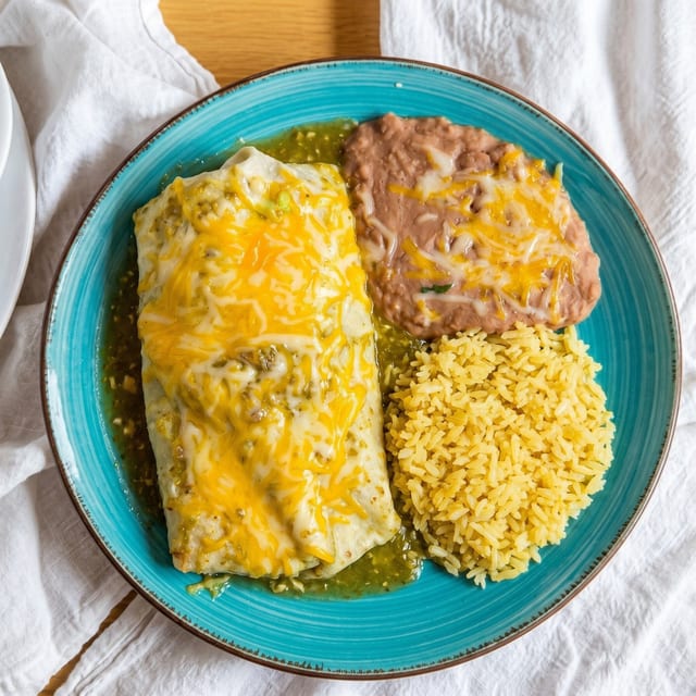 Chile Verde Burrito.