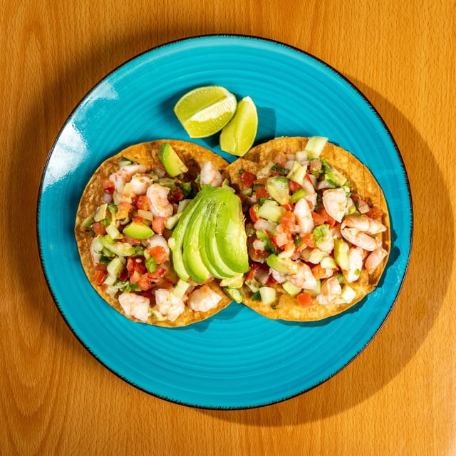 Tostada de Ceviche.