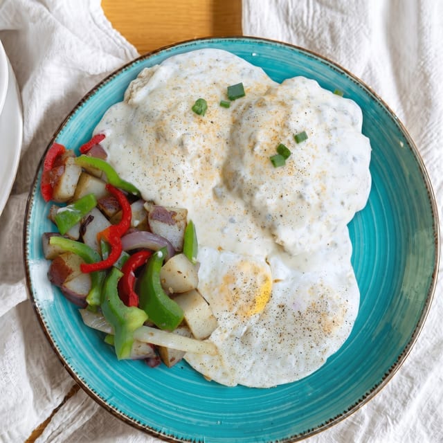 Biscuit and Gravy Combo.